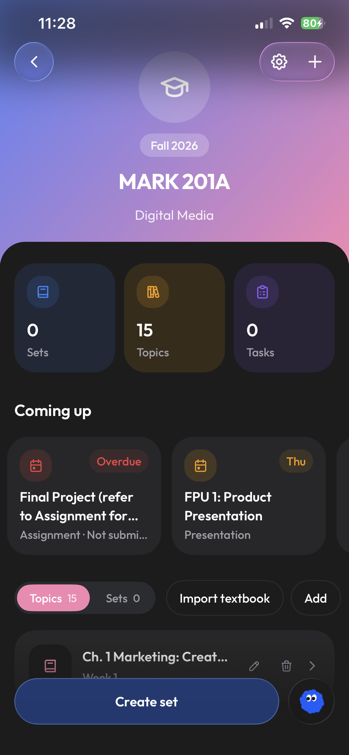 Course resources gathered in Clevaly
