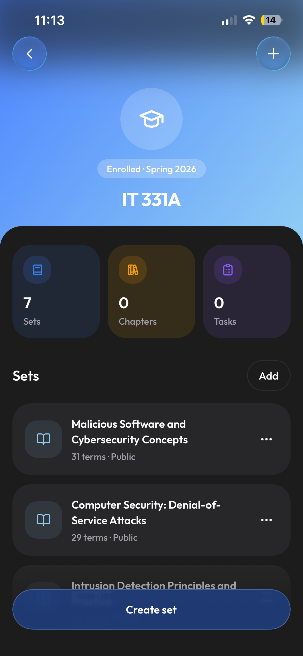Course resources gathered in Clevaly