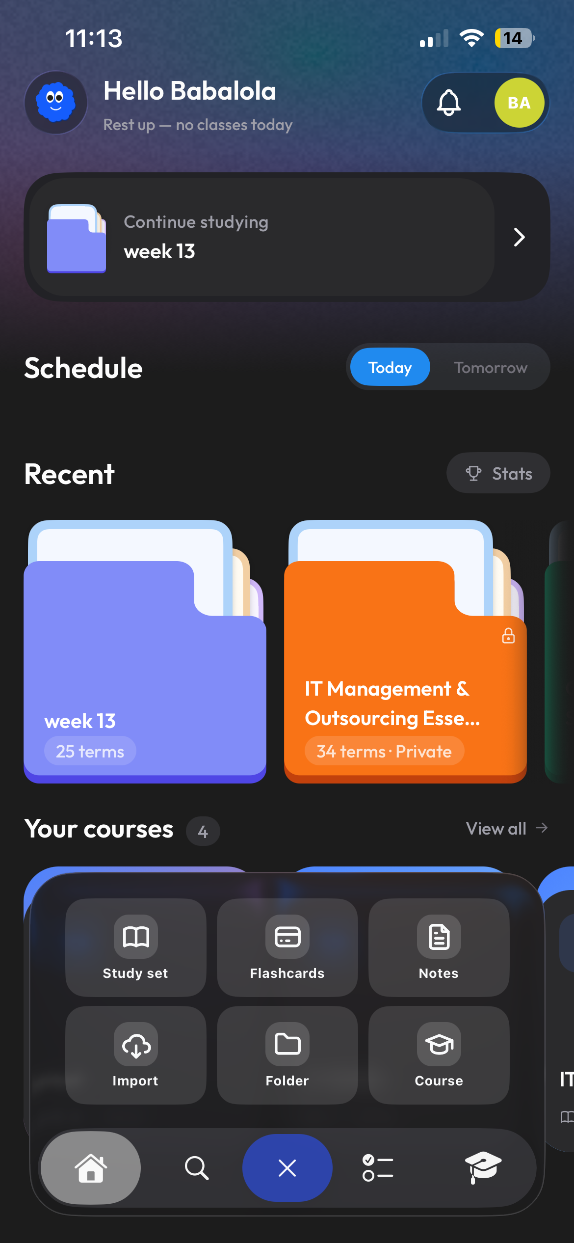 Quick create in Clevaly